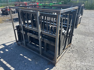Quantity of (5) 2026 Mower King SA-100 48 in Heavy Duty Skid Steer Forks (Unused)