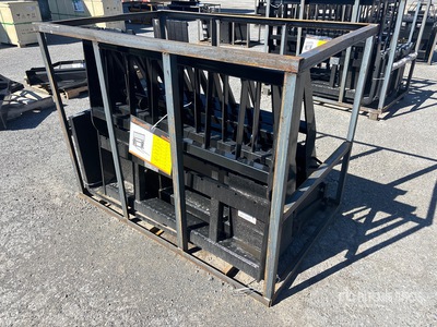 Quantity of (5) 2026 Mower King SA-100 48 in Heavy Duty Skid Steer Forks (Unused)