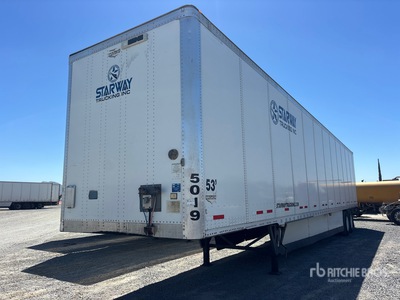 2017 Wabash 53 ft T/A Semi-remorque fourgon