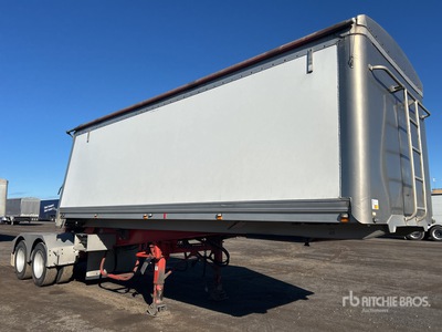2006 Lusty EMS 6.3 m Bogie/A Lead Rollback End Dump Trailer