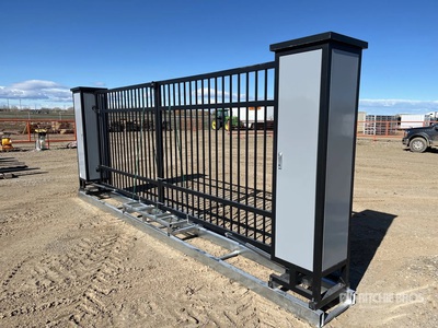 2026 Suihe SG 20 ft x 7 ft 10 in Wrought Iron Bi-Parting Driveway Gate (Unused)