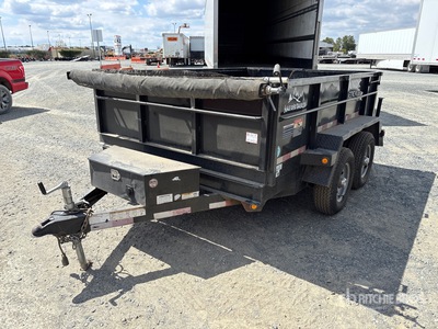 2016 Snake River 9 ft 8 in T/A End Dump Trailer
