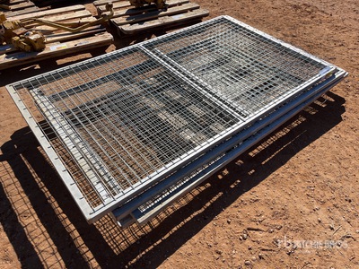 Quantity of (4) Steel Gates