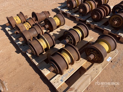 Quantity of (9) Track Load Rollers - Fits Cat D10
