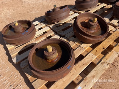Quantity of (4) Track Idler Wheels - Fits Cat D9