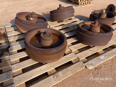 Quantity of (4) Track Idler Wheels - Fits Cat D10