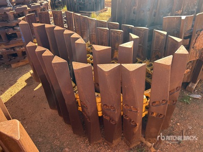 1000 mm Pyramid Grouser Cadenas - Fits Cat D6