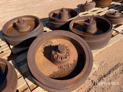 Quantity of (4) Track Idler Wheels - Fits Cat D11