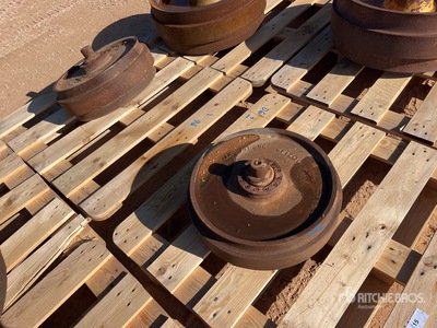 Quantity of (2) Track Idler Wheels - Fits Cat D6