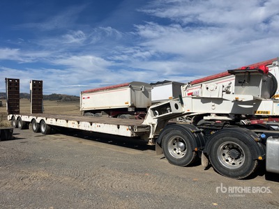 2006 Lusty 4 Rows of 4 Hydraulic Deck Widening Remorque Surbaissée