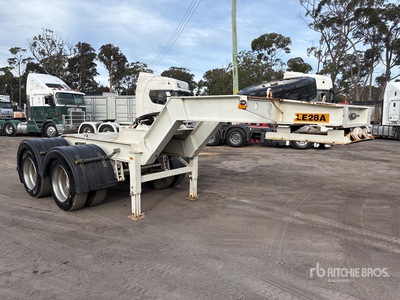 2002 Lusty 2 Rows of 4 Low Loader Dolly