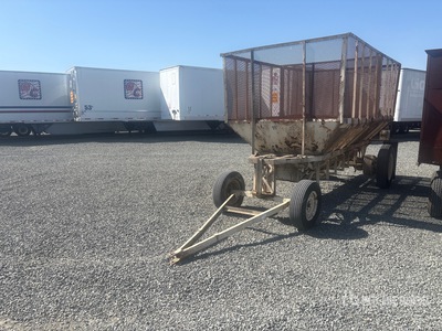 Turntable Twin Hopper Bottom Dump Nut Trailer مقطورة زراعية متنوعة