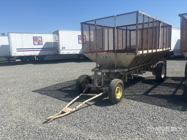 Turntable Twin Hopper Bottom Dump Nut Trailer