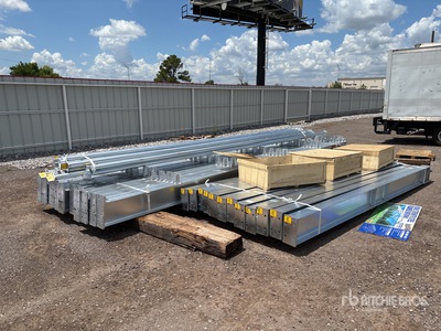 2026 BLUESEA L100FT x W50 FTx H18FT 50 ft x 100 ft Steel Frame Only Opslag Gebouw (Unused)