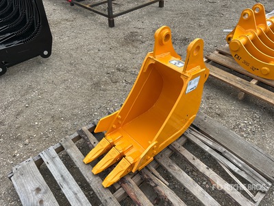 2026 GIYI GY-BK 12 in Digging Excavator Bucket - Fits Cat 305 (Unused)