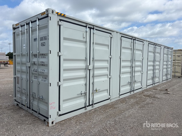 2026 40 ft High Cube Multi-Door Storage Container