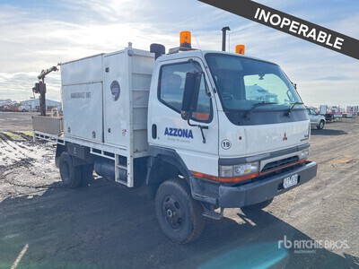 2003 Mitsubishi Canter 4x4 Service Truck (Inoperable)