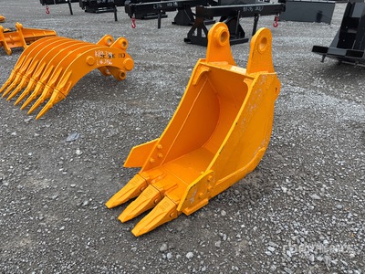 2026 GIYI GY-BK 12 in Digging Excavator Bucket - Fits Cat 305 (Unused)