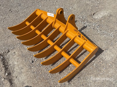 2026 GIYI 44 in Excavator Rake - Fits Cat 305 (Unused)