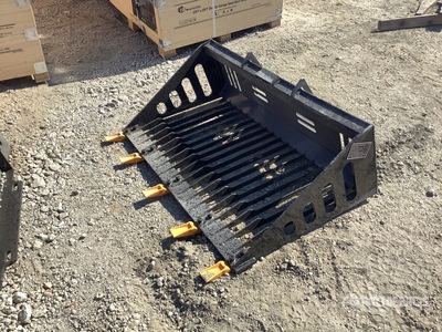 2026 GIYI GY-RB44 44 in Mini Skid Steer Bucket (Unused)