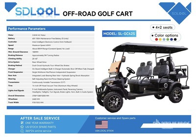 2026 SDLOOL SL-GC42S Electric Off-Road Golf Cart Golf Cart (Unused)