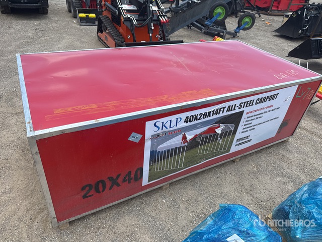 2026 SKLP SK-SC40 40 ft x 20 ft x 14 ft Large Scale Storage Shed Tents and Tent Components (Unused)
