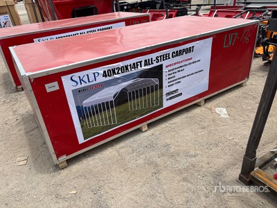 2026 SKLP SK-SC40 48FTx 30FTx 17FT Large Scale Storage Shed Zelte und Zeltkomponenten (Unused)