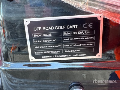 2026 SDLOOL SL-GC22S Off-Road Golf Cart Golf Cart (Unused)