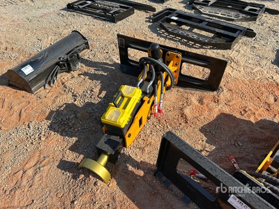 2026 GIYI GY-D680 Skid Steer Post Driver (Unused)