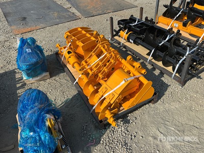 Quantity of (8) 2026 GIYI GYA-8 Mini Excavator Attachments (Unused)
