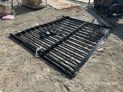 2026 SKLP SK-14BL 14 Ft. Bl-Parting Wrought Iron Gate Doors (Unused)