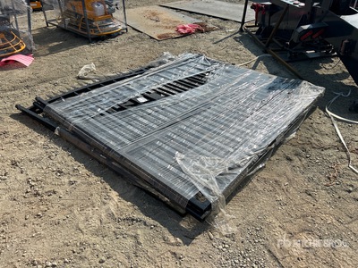 2026 SKLP SK-14BL 14 Ft. Bl-parting weought iron gate Doors (Unused)