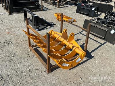 2026 GIYI 48 in Excavator Rake - Fits Cat 307 (Unused)