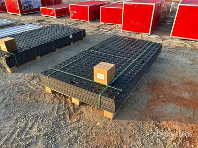 Quantity of (12) 2026 SKLP SK-LJB12 Polyethylene Board Roadbed Protection Pads その他 - 店舗 & 倉庫 (Unused)