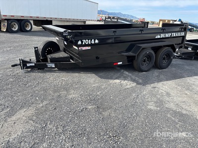 2026 Industrias America 7014 177 in T/A Dump Utility Trailer