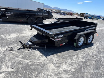 2026 Industrias America FT510 10 ft T/A Dump Utility Trailer