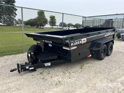 2026 Industrias America 7014 16 ft T/A Dump Utility Trailer (Unused)
