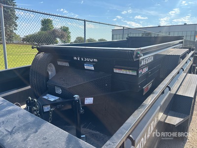 2026 Industrias America FT510 10 ft T/A Dump Utility Trailer
