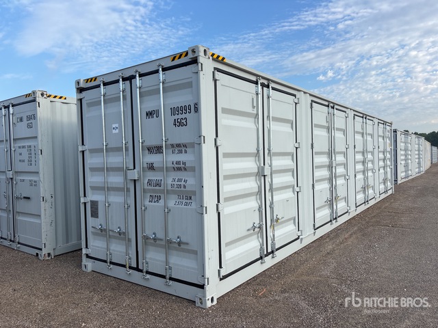2026 40 ft High Cube Multi-Door Storage Container