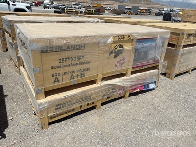 2026 SDL2533DGMS Double Garage Metal Shed (Unused)
