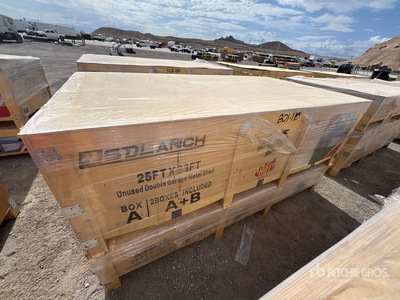 2026 SDL2533DGMS Double Garage Metal Shed (Unused)