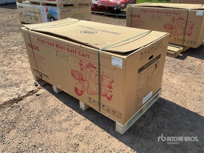 2026 MGC40-RED 3 TT E-Trike Mini Scooter (Unused)