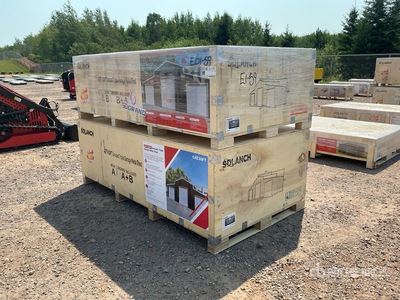 2026 SDL4230TGMS 42 ft x 30 ft Triple Garage Metal Shed (Unused)
