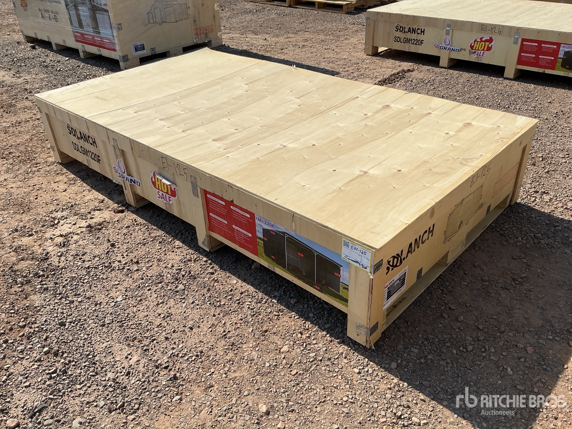 2026 SDLGM1220F 11 ft x 19 ft 2 in Galvanized Metal Livestock Shelter (Unused)