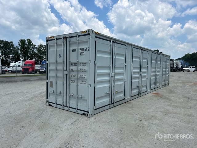 2026 40 ft High Cube Multi-Door Storage Container