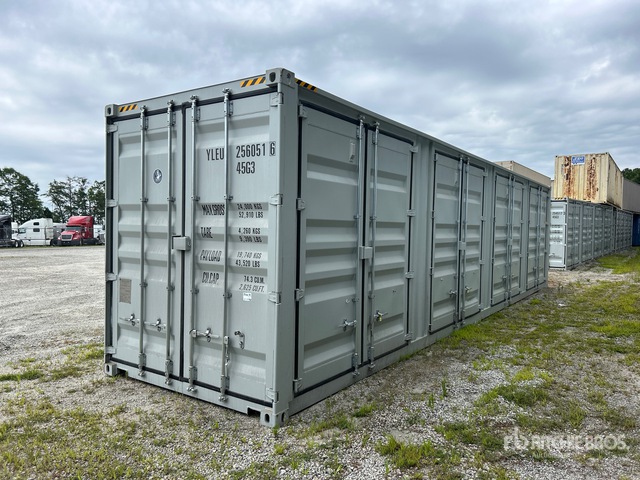 2026 40 ft High Cube Multi-Door Storage Container