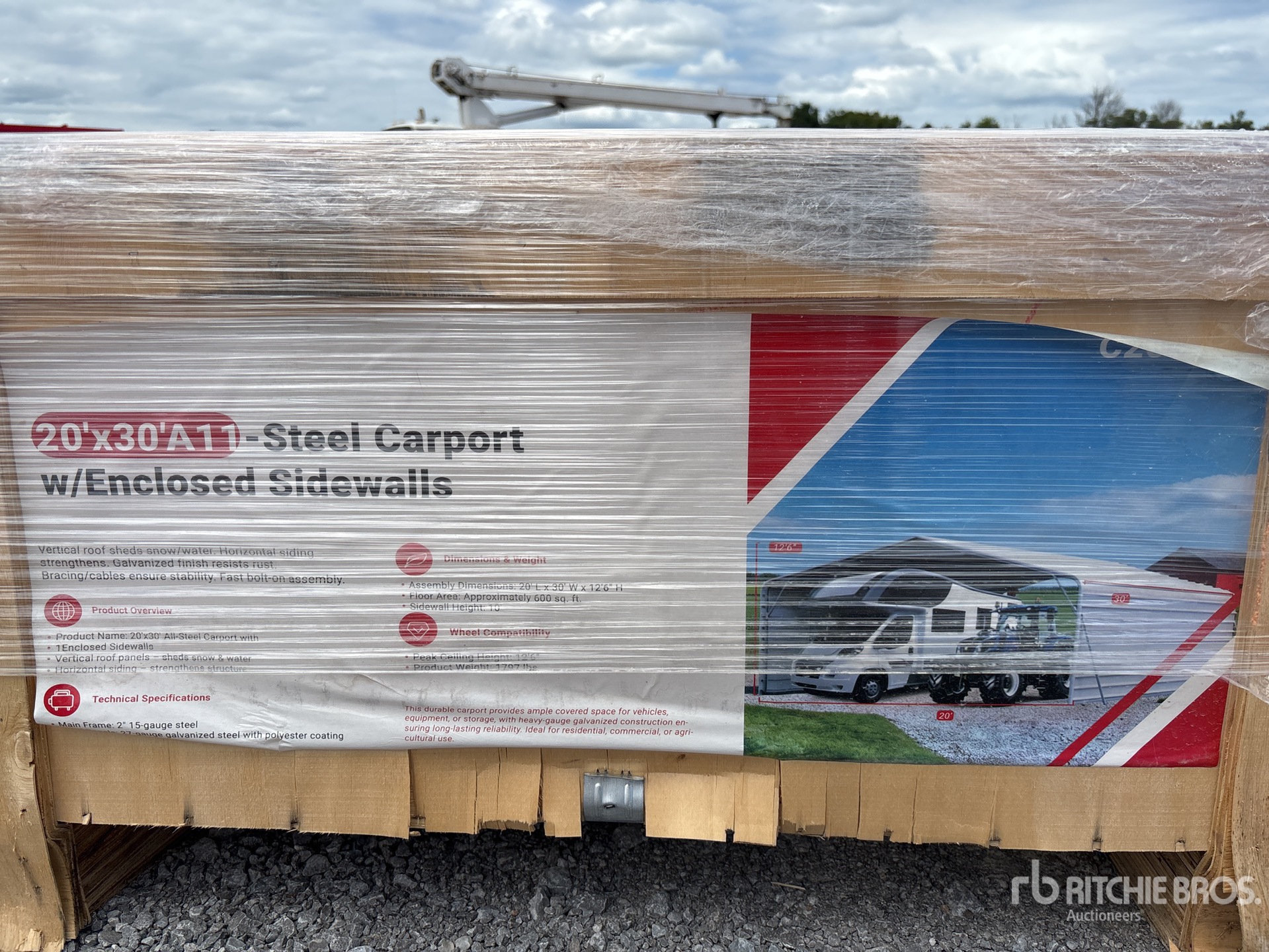 2026 SDLC2030FT 20 ft x 30 ft 20 ft x 30 ft Carport (Unused)