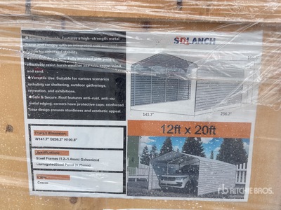 2026 SDLC1220 12 ft x 20 ft 12 ft x 20 ft Abri d'Auto (Unused)