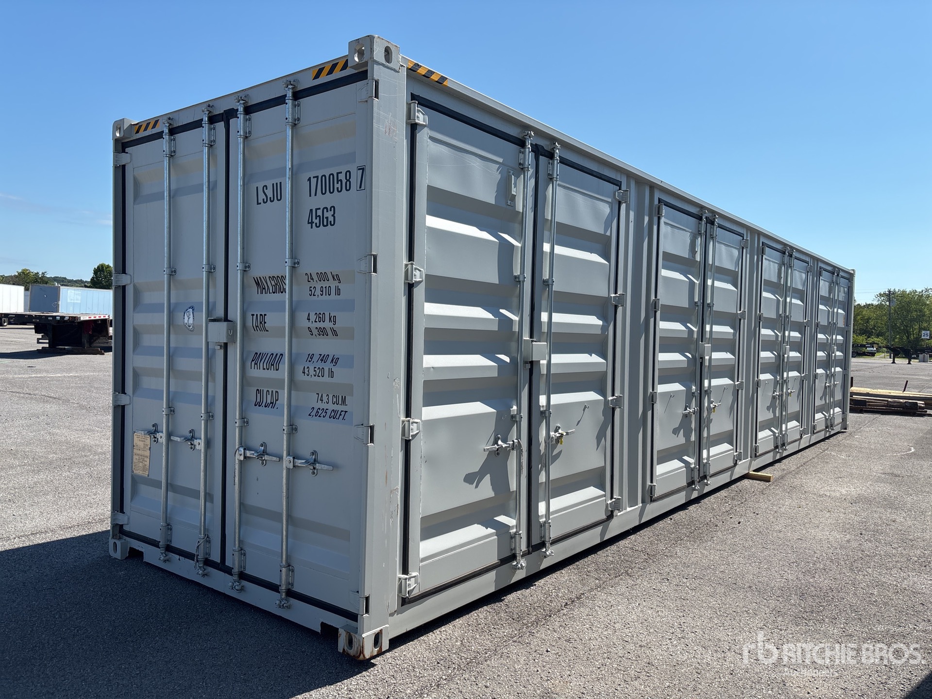 2026 40 ft High Cube Multi-Door Storage Container