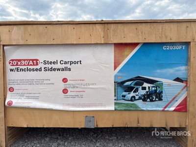 2026 SDLC2030FT 20 ft x 30 ft Abri d'Auto (Unused)
